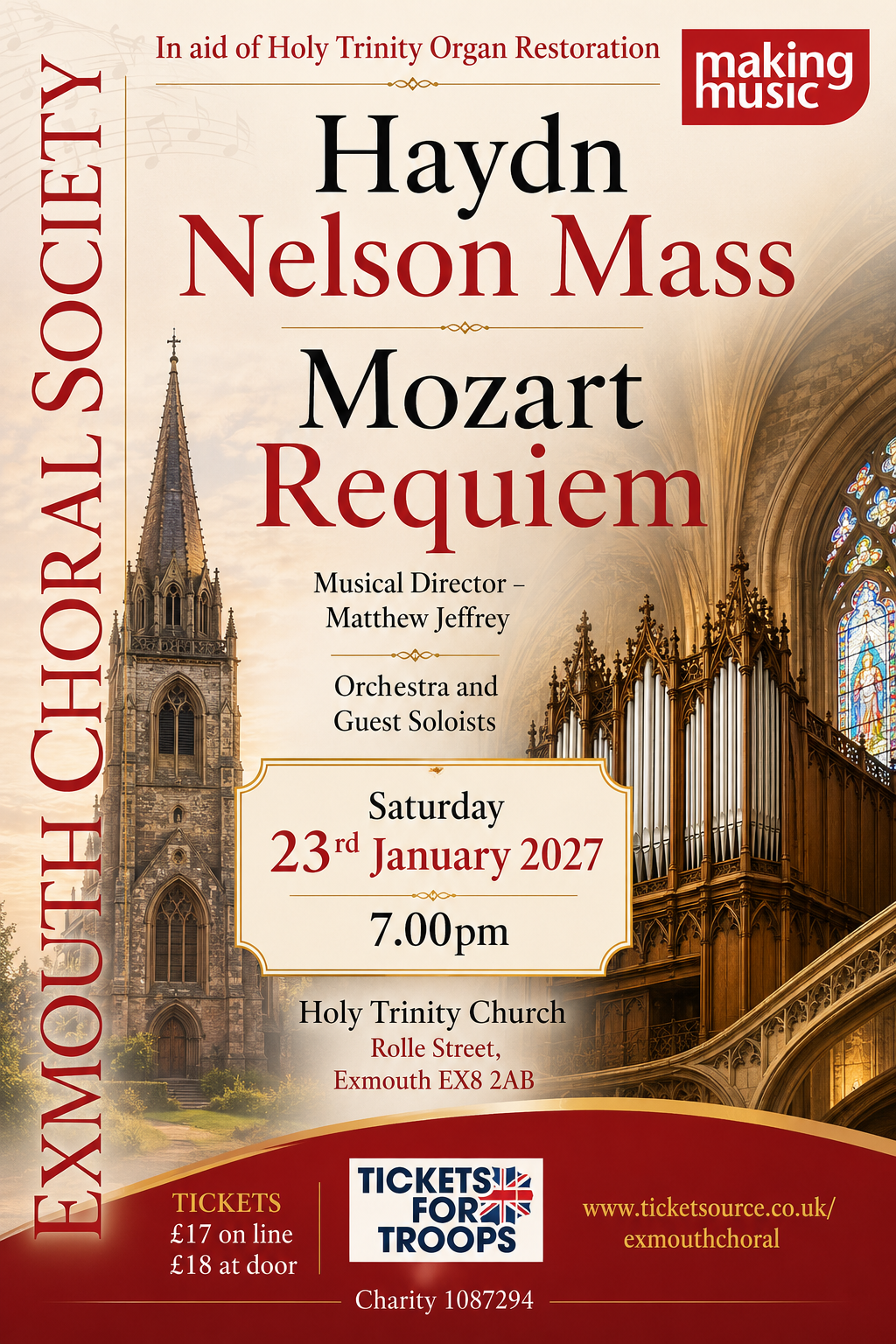 Winter Concert 2027- Mozart Requiem & Haydn Nelson Mass